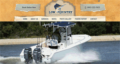Desktop Screenshot of lowcountryfishingcharters.com